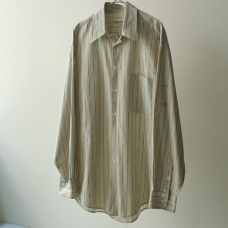 90s GIORGIO ARMANI stripe pattern shirt