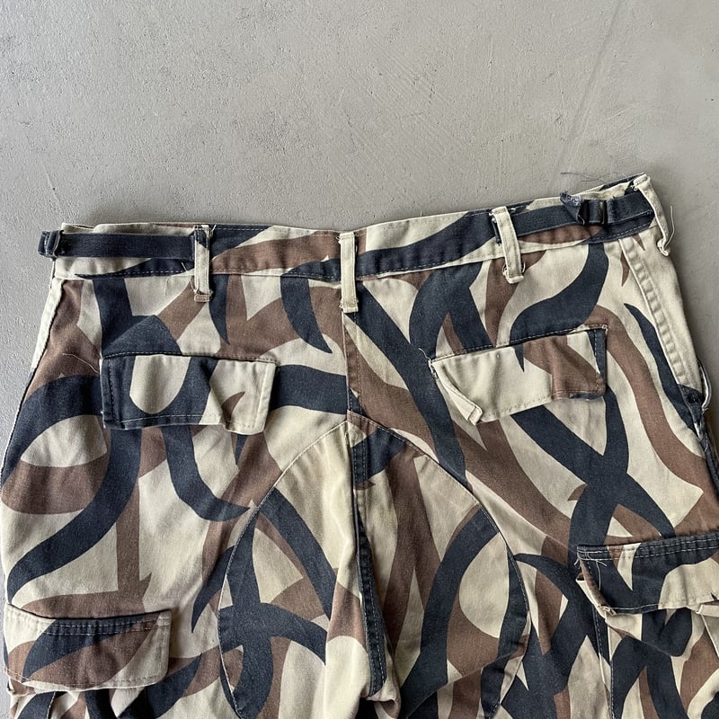 90s ASAT tribal camouflage cargo pants | sui &