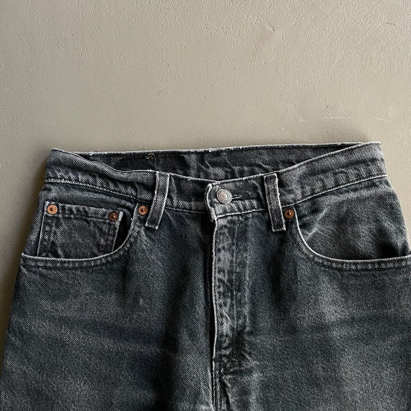 90's LEVI'S 70610-0260 ブラックデニム 　ヴィンテージ 90s Levis 17550-0260 black denim | sui & shara