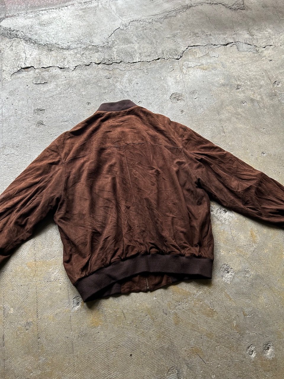 90s GOAT SUEDE leather blouson | sui & shara 