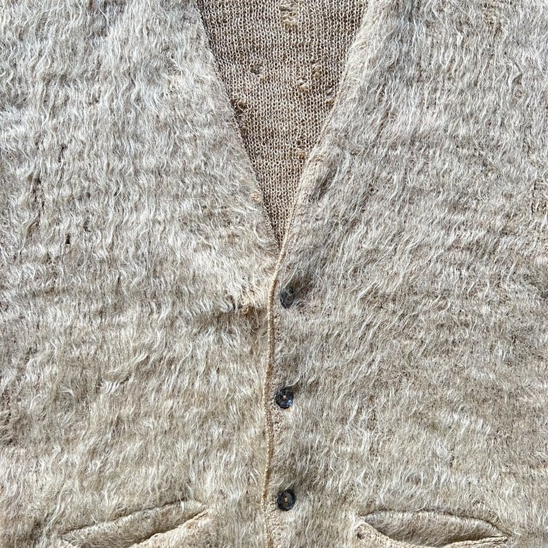 60s Mcgregor ''Powder Snow'' shaggy mohair kni 60s Mcgregor ''Powder Snow'' shaggy mohair kni