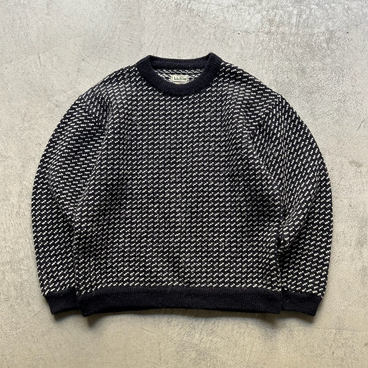 L.L. Bean birds eye knit 80s バーズアイ L.L.Bean(エルエルビーン) / Birds Eye Sweater(バーズアイ・セーター