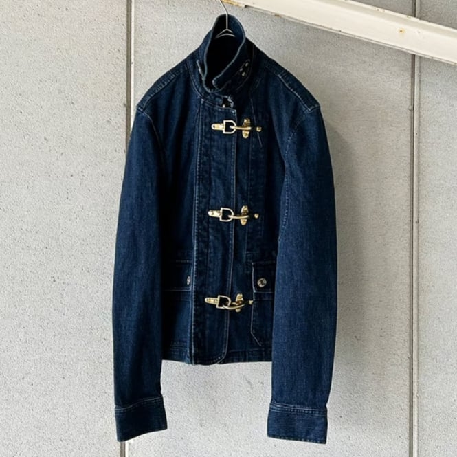 Lauren Ralph Lauren ファイヤーマンジャケット ブラックデニム Lauren ralph lauren denim fireman jacket | sui