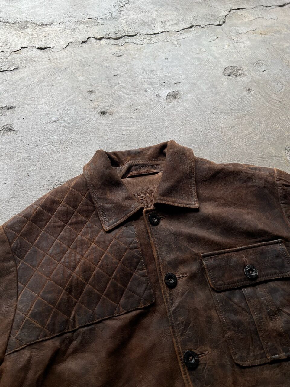 90s ORVIS フィッシング テーラードジャケット レザーパッチ M 90s ORVIS フィッシング テーラードジャケット レザーパッチ M