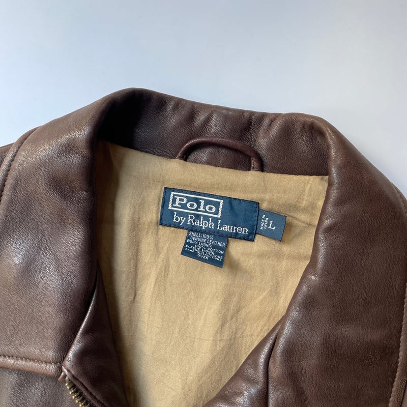 90s Ralph Lauren lamb leather swing-top | sui &