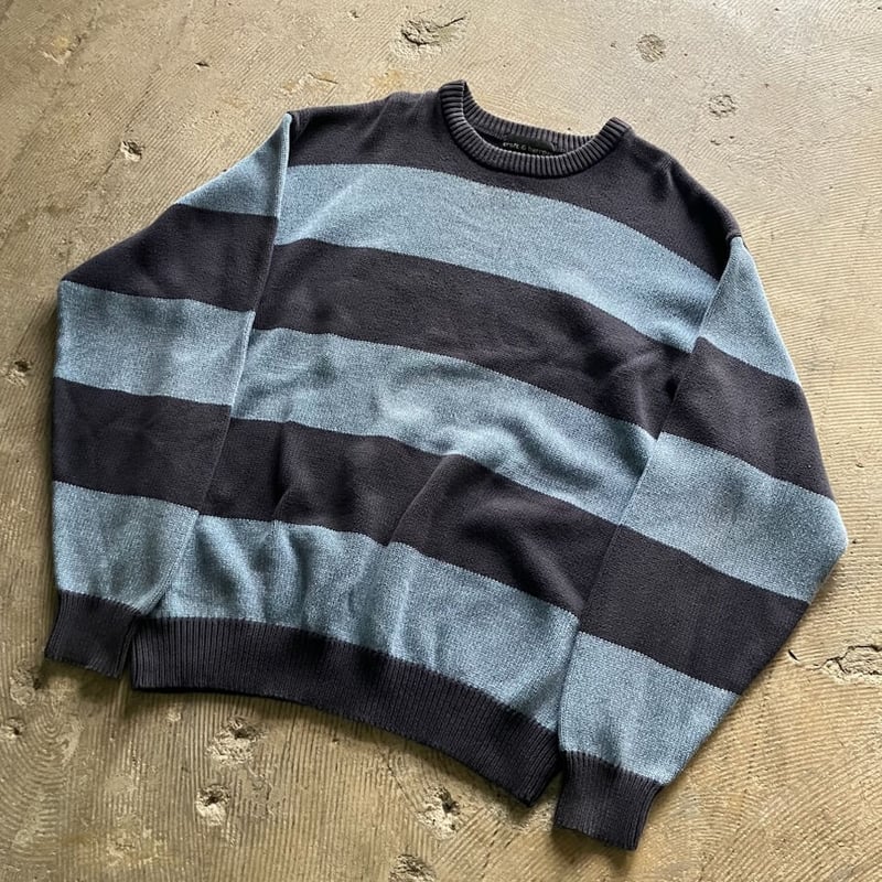 90s croft&barrow コットンニット　ブラック 90's croft & barrow コットンニット 