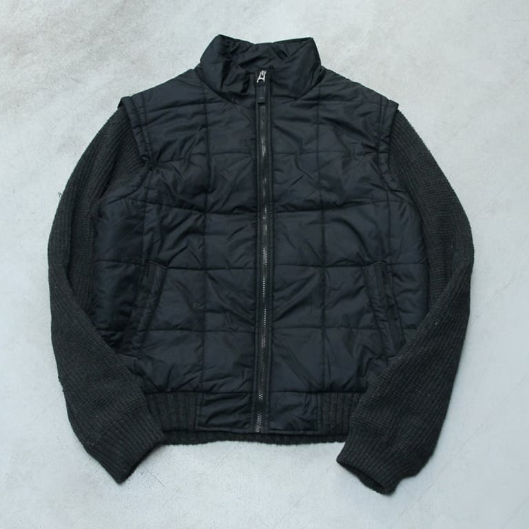 00s Swiching design zip up jacket