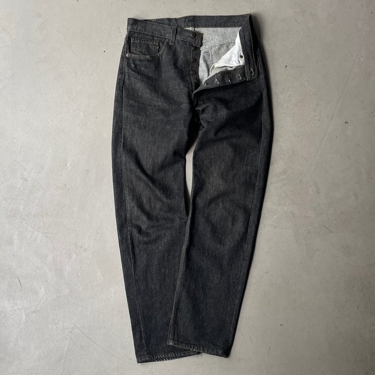 1993 Levi's 501  yarn-dyed black denim pants｜リーバイス