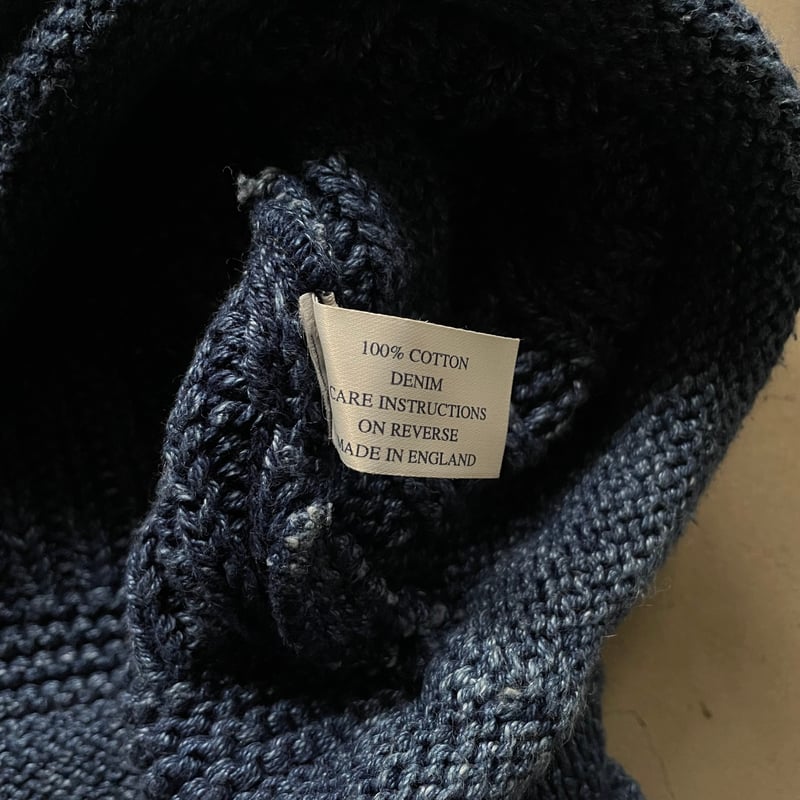 90s〜 Michael ross indigo knit sweater | sui & s