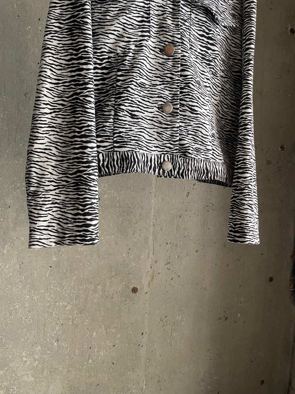 新品✨タグ付　トラサルディ　ジャケット　アンゴラ 90's animal pattern tracker jacket | sui & shara