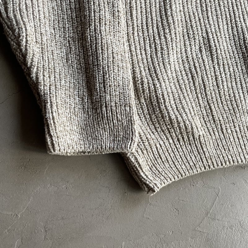 90s Eddie Bauer henry neck cotton knit | sui & 90s Eddie Bauer henry neck cotton knit | sui &