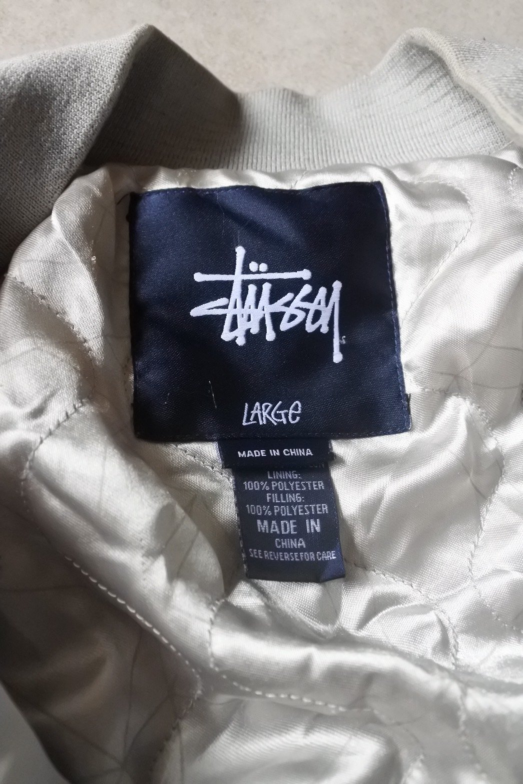 Stussy MA-1 type flight jacket | sui & shara Stussy MA-1 type flight jacket | sui & shara
