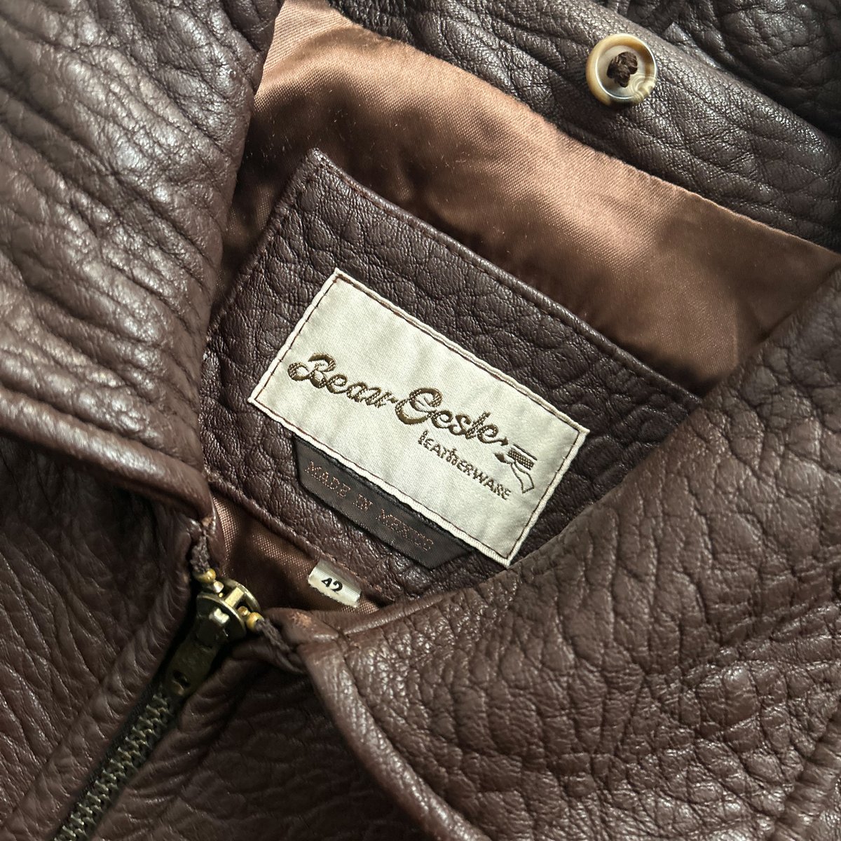 90s A-2 type leather jacket | sui & shara