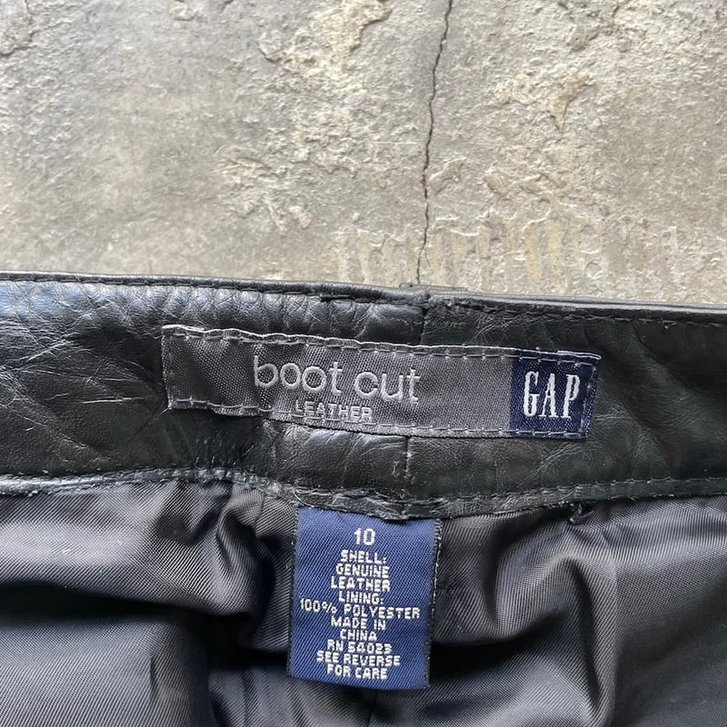 00's GAP leather pants 