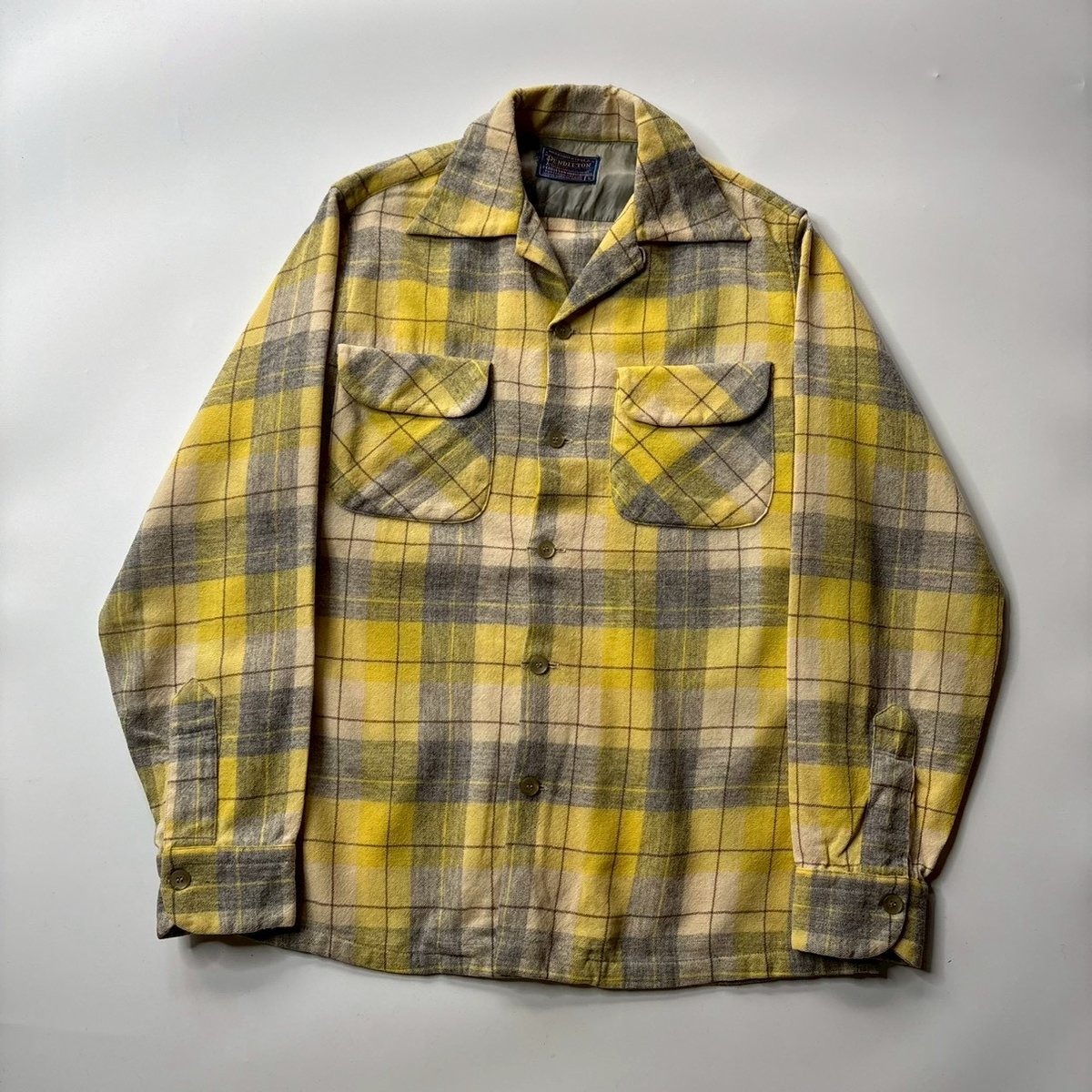 50's PENDLETON open collar board shirt | sui &