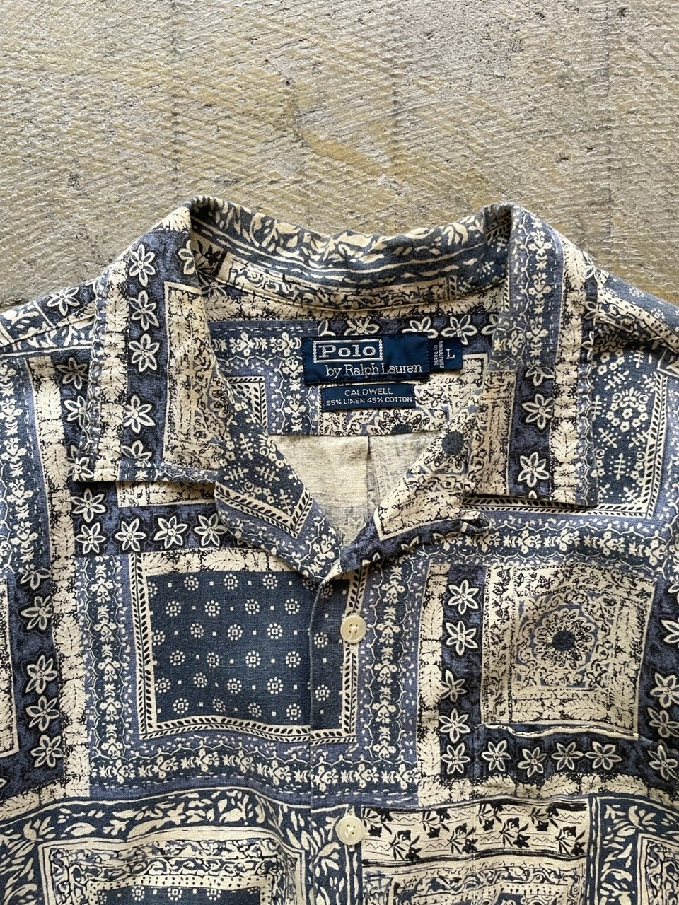 スペシャル 90s ラルフローレン CALDWELL バンダナ 半袖 シャツ M スペシャル 90s ラルフローレン CALDWELL バンダナ 半袖 シャツ