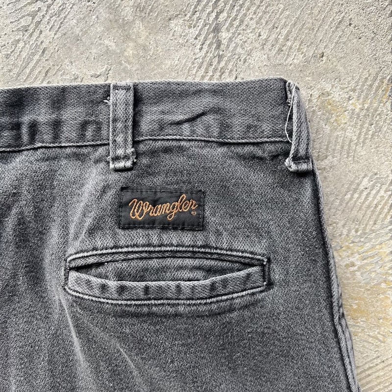 80s Wrangler 2 tack denim slacks 