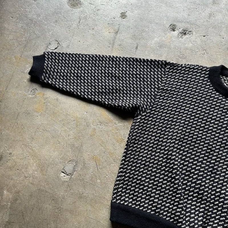 80's L.L.Bean birds eye knit sweater | sui & shara