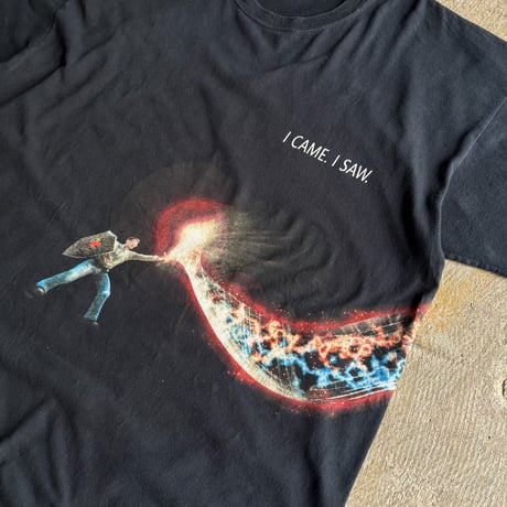 00's Microsoft promotion print T-shirt