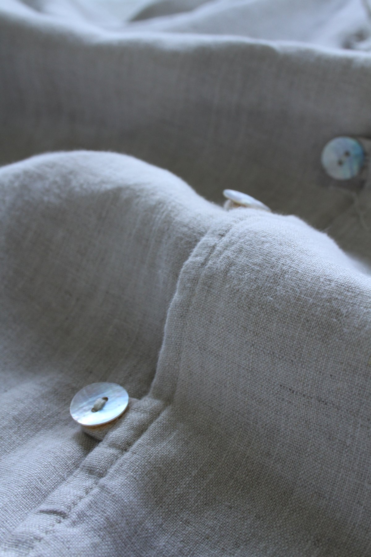 00s Chico's design linen L/S shirt | sui & shara