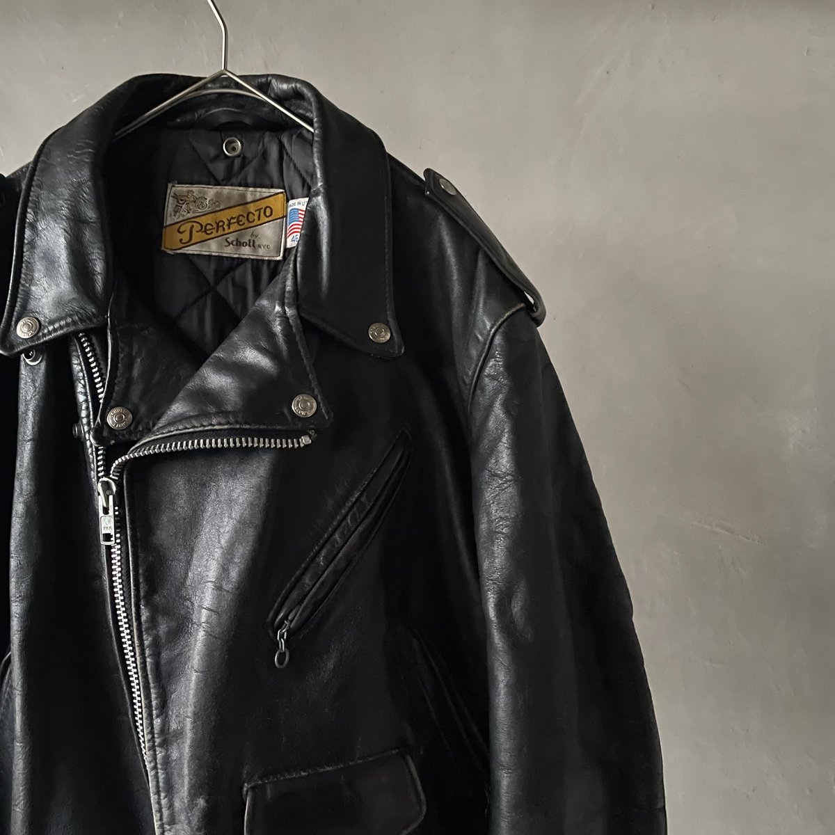 80s Schott 618 double riders jacket ″Perfecto″