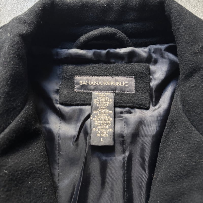 00s Banana republic wool×cashmere short jacket