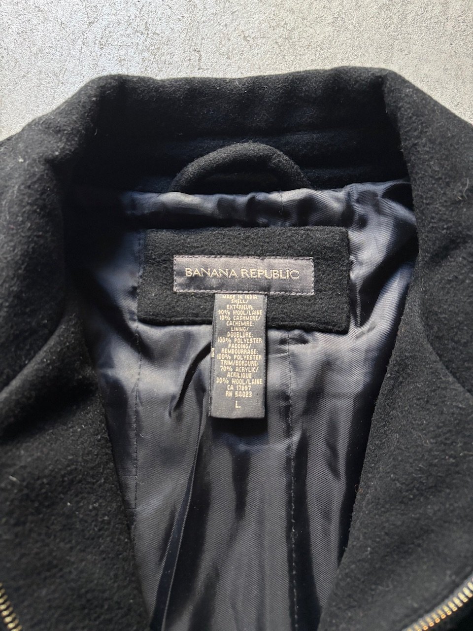 00s Banana republic wool×cashmere short jacket