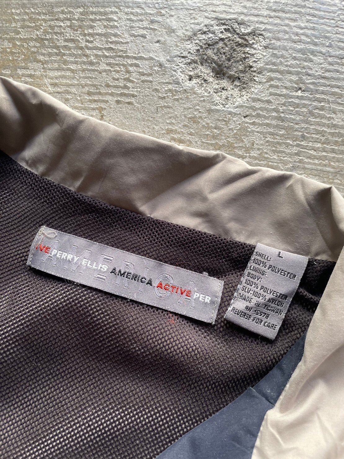 G*0様 ペリーエリス PERRY ELLIS AMERICAジャケット シルバ 90s