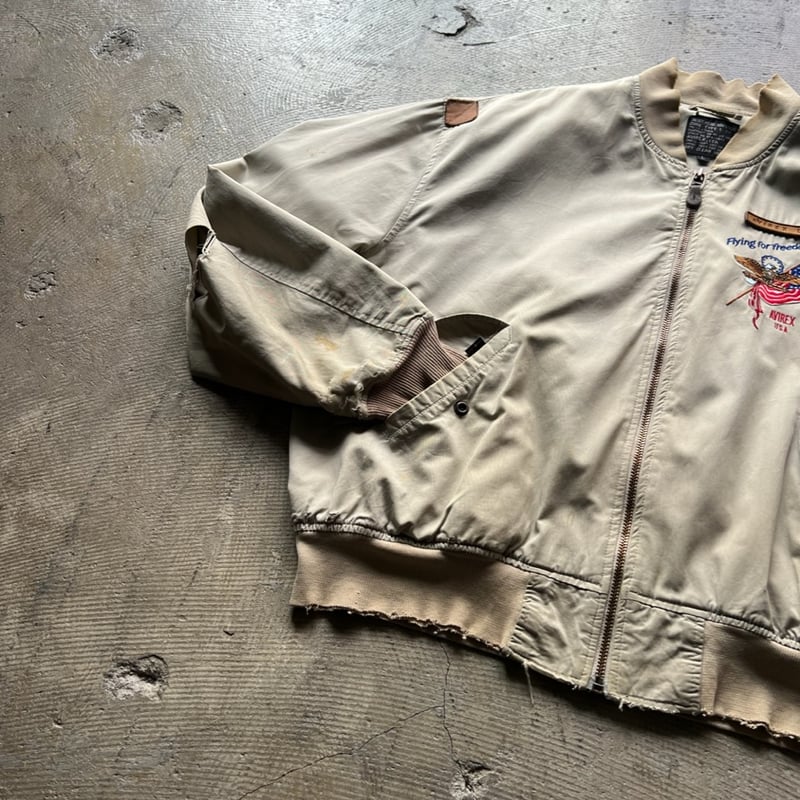 80s〜 avirex l2b type flight jacket made in usa 80s〜 avirex l2b type flight jacket made in usa