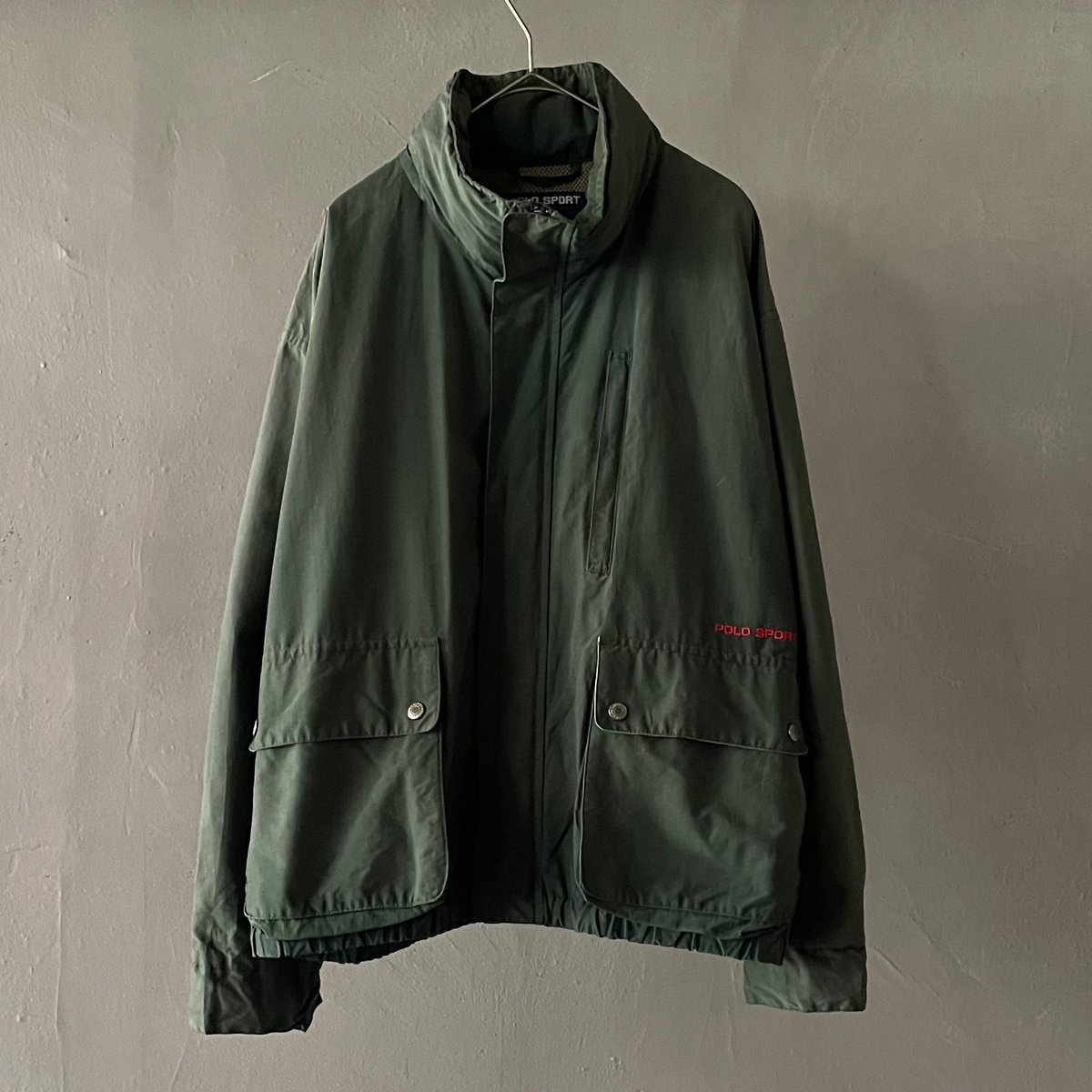 90s Polo sport cotton nylon baggys jacket | su 90s Polo sport cotton nylon baggys jacket | su