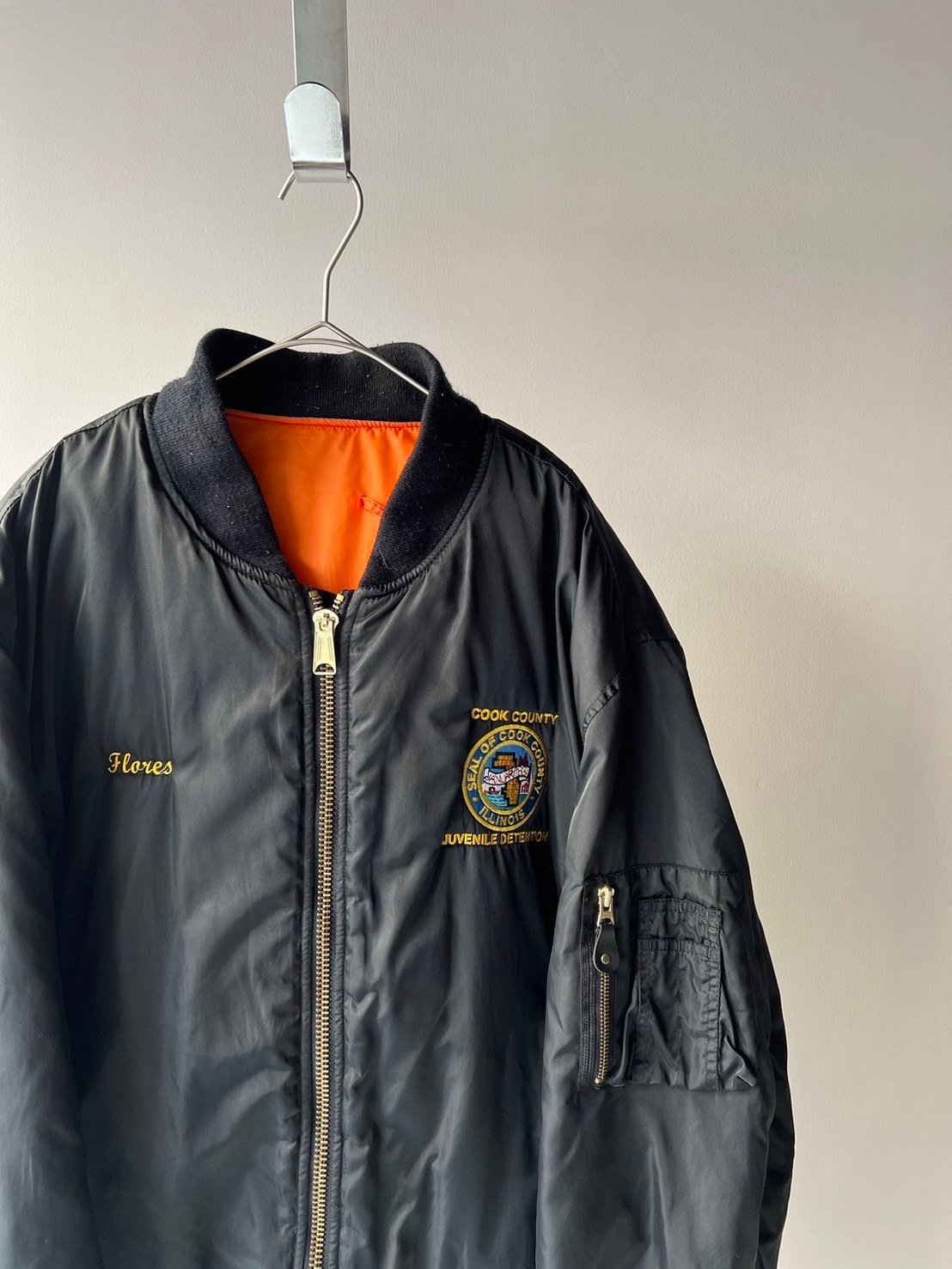 90s OMNI active force MA-1 type flight jacket | 90s OMNI active force MA-1 type flight jacket |