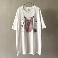 ~00s dog print tee