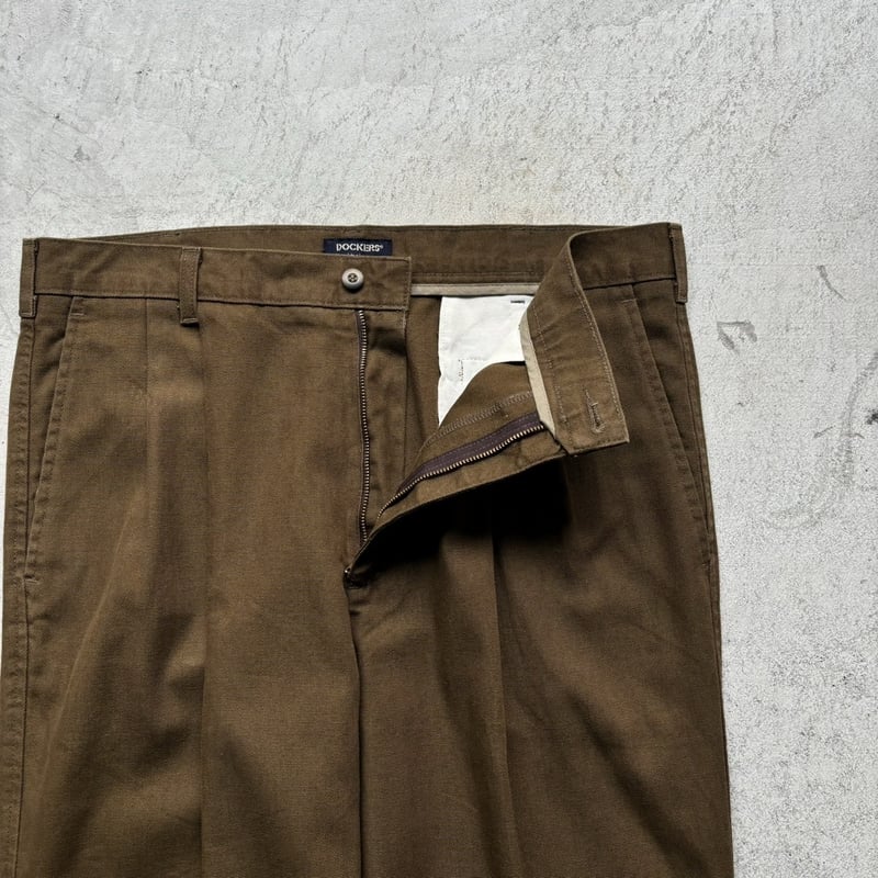 90s DOCKERS 2tuck cotton slacks | sui & shara