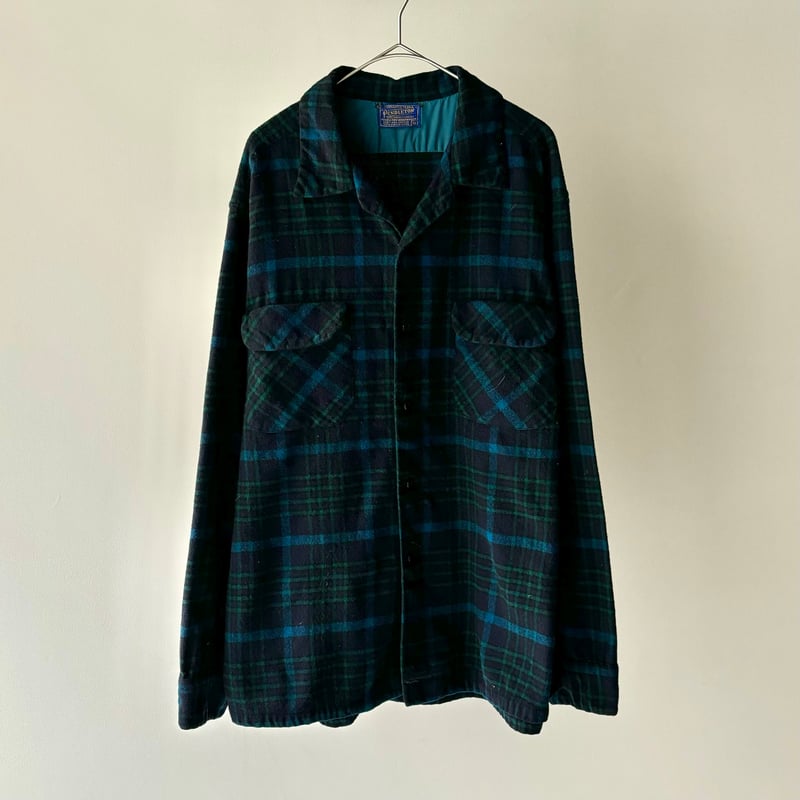 50s Pendleton open collar wool shirt | sui & shara