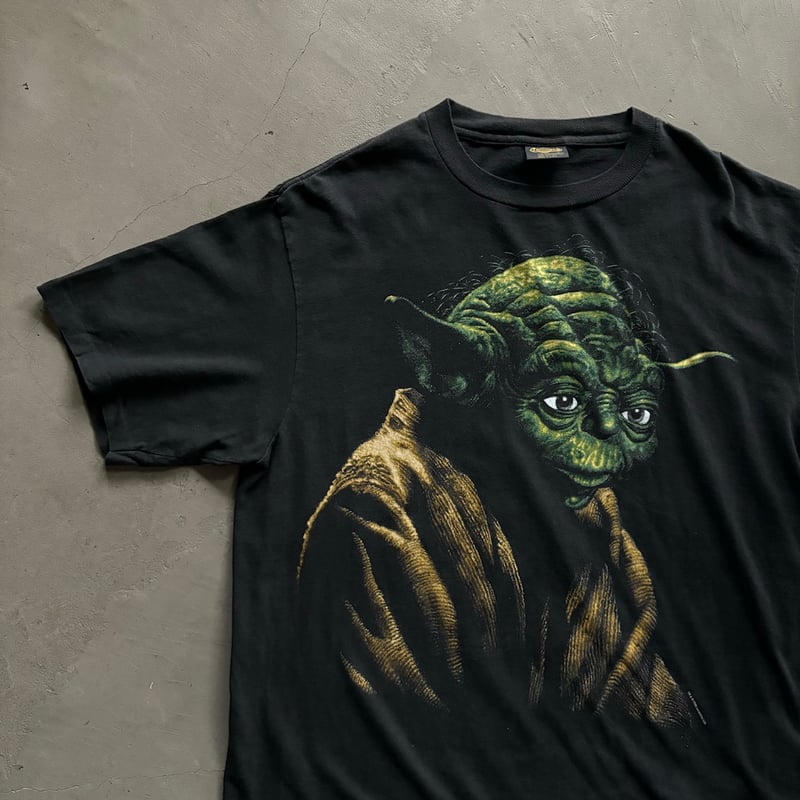 スターウォーズ　star wars ヨーダ 90s 映画　ムービー　Tシャツ STARWARS スターウォーズ ヨーダ 映画ムービーキャラTシャツ