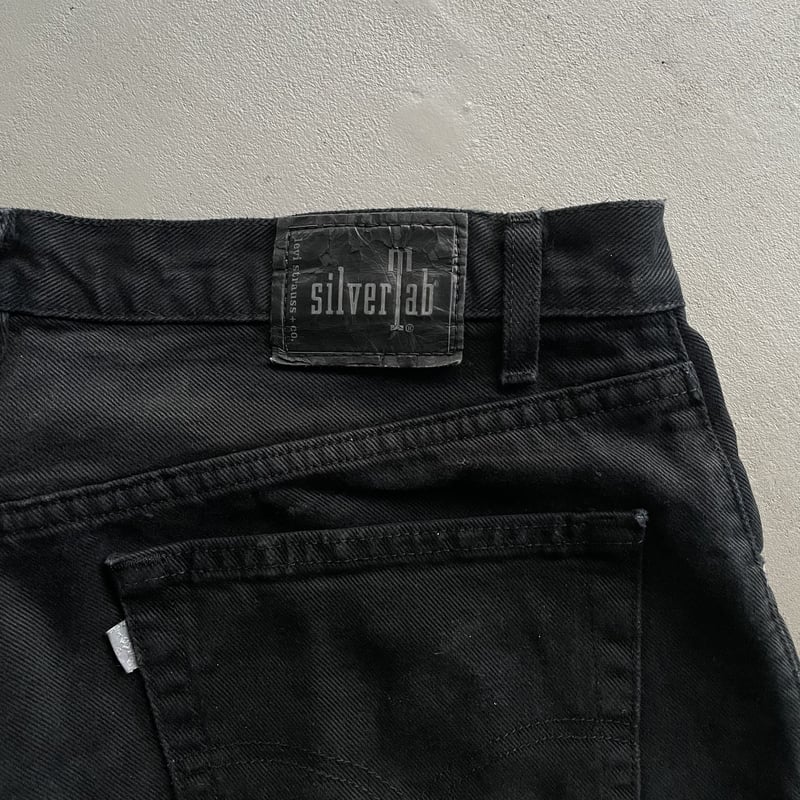 90s~ Levis silver tab black denim ''buggy'' mad 90s~ Levis silver tab black denim ''buggy'' mad