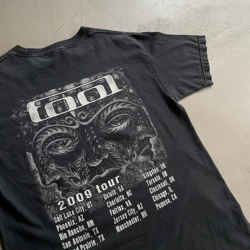 00's/2009 TOOL トゥール スパナ 3面プリント バンド Tシャツ 00's/2009 TOOL トゥール スパナ 3面プリント バンド Tシャツ