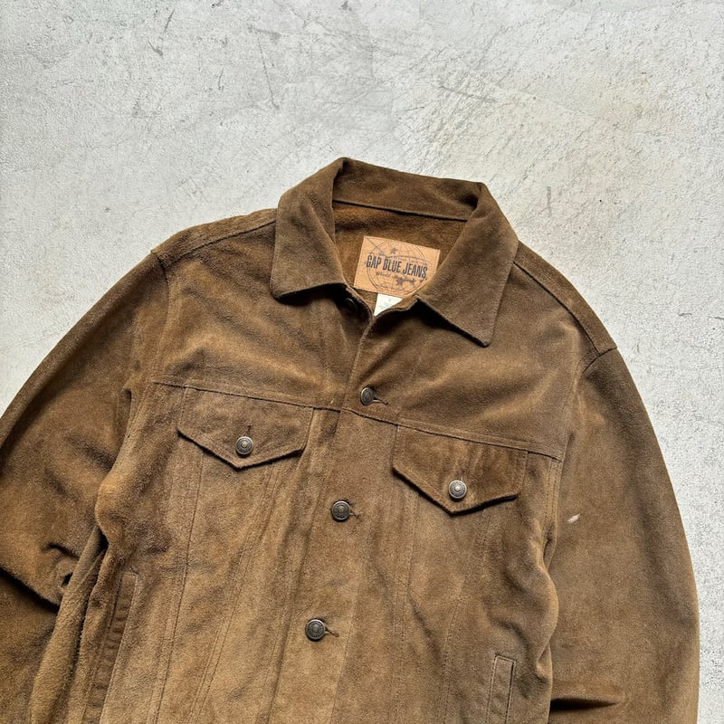 00s Gap suede leather tracker jacket | sui & s