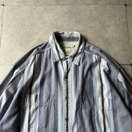 90s Eddie Bauer striped cotton shirt