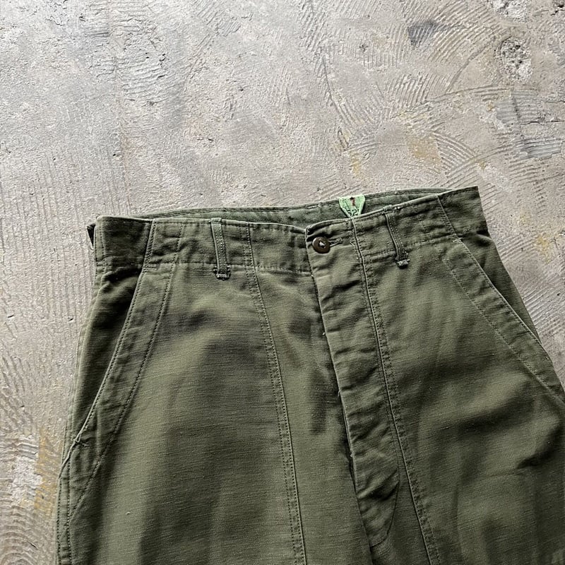パンツ 60s US.ARMY baker pants vintage VINTAGE) 1960'S US ARMY COTTON BAKER PANTS WITH ADJUSTER – Linco