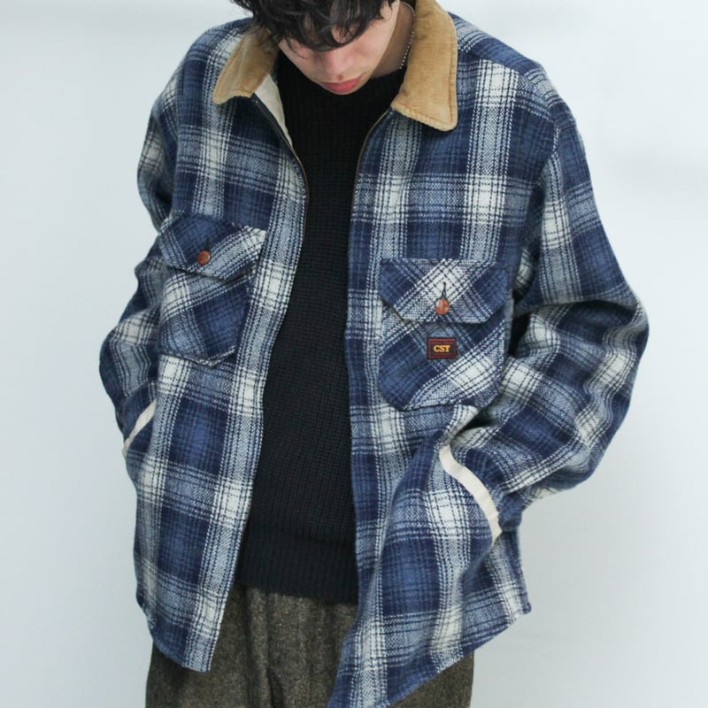 80s~ Plaid pattern zip up jacket | sui & shara