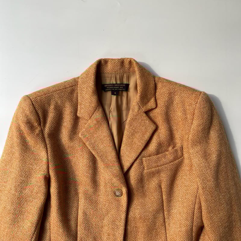 Brooks brothers ツイード ヘリンボーン テーラードジャケット BROOKS BROTHERS ジャケット テーラードジャケット ウール