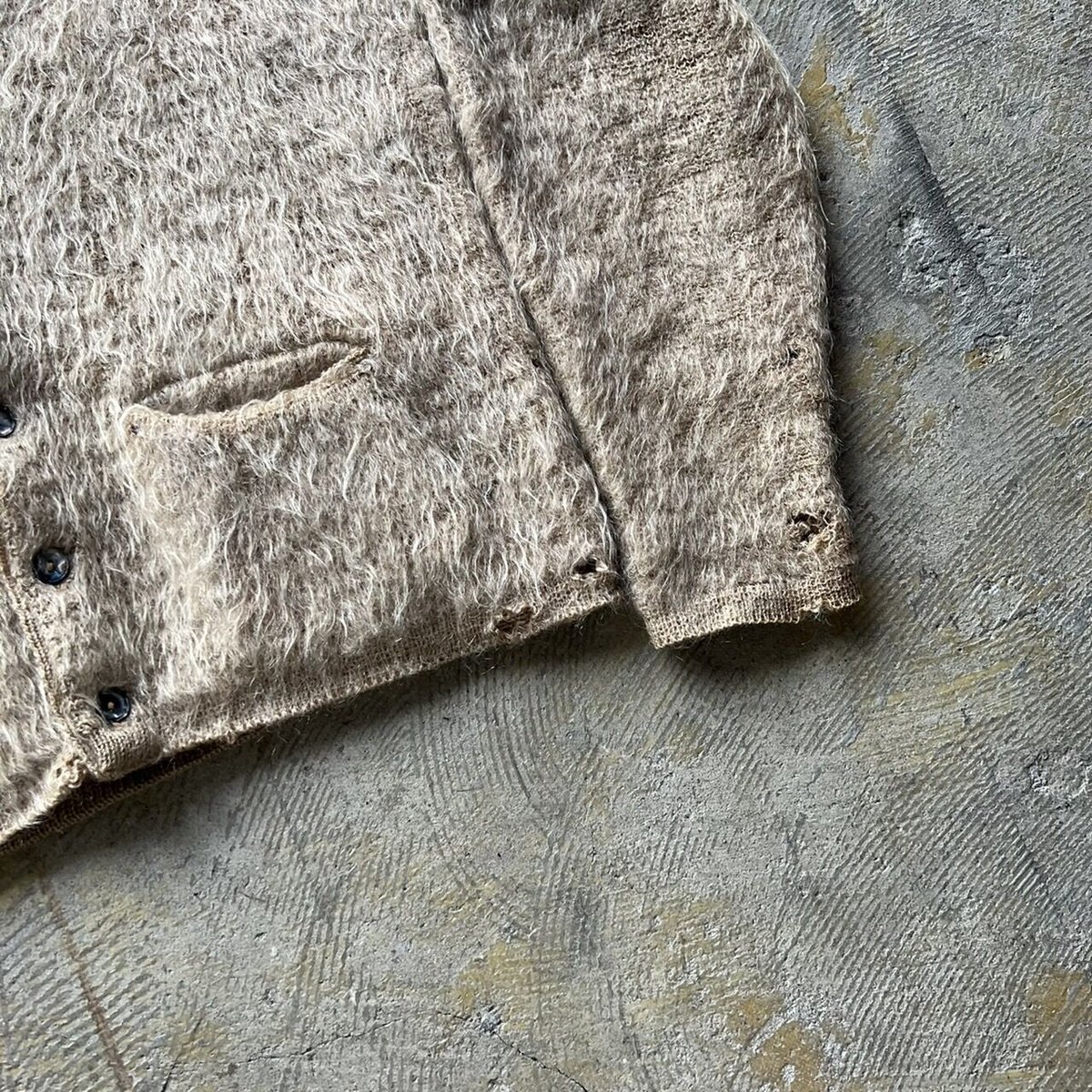 60s Mcgregor ''Powder Snow'' shaggy mohair kni 60s Mcgregor ''Powder Snow'' shaggy mohair kni