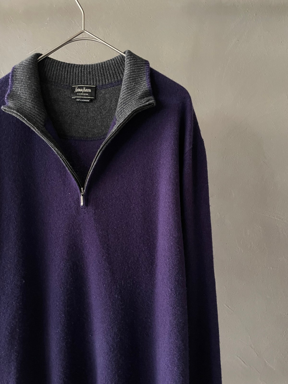 Neiman marcus cashmere zip knit | sui & shara