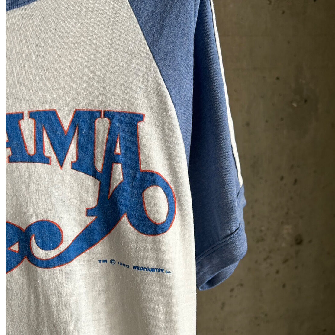 80's ALABAMA raglan sleeve design tee | sui & s