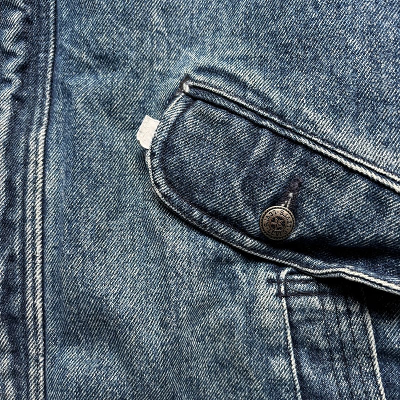 80s USA製LEVISリーバイス 75409 4817 ボアデニムsizeL 80's Levi's 75409-4817 デニムボアジャケット 良雰囲気 表記(M