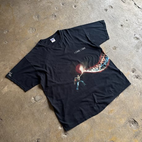 00's Microsoft promotion print T-shirt