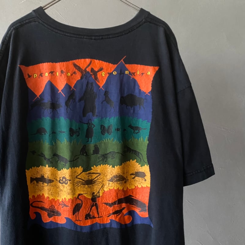 90s Patagonia animal print tee ″絶滅危惧種″ | sui &