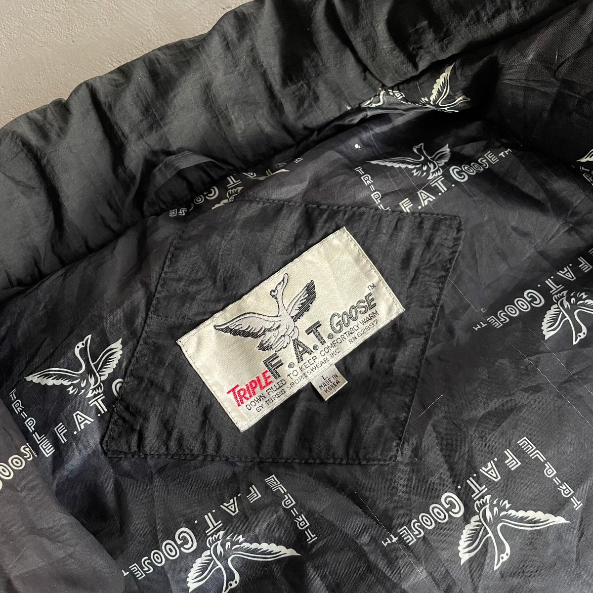 90s TRIPLE F.A.T GOOSE mulch pocket down jacket 90s TRIPLE F.A.T GOOSE mulch pocket down jacket