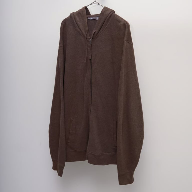 パーカー（Double zip cotton knit hoodie）